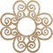 Ekena Millwork Cohen Wood Fretwork Pierced Ceiling Medallion, Red Oak, 20"OD x 6 7/8"ID x 1/4"T CMWP20X20X0250CORO - alternate 1